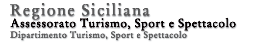 Assessorato Turismo Sport Spettacolo Regione Sicilia